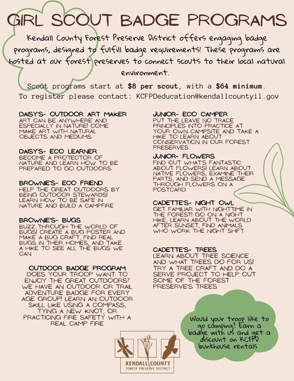 Girl Scout Badge Offerings